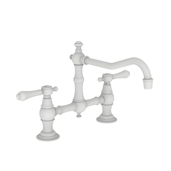 Newport Brass Kitchen Bridge Faucet in Matte White 9461-52 - main